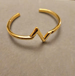 Load image into Gallery viewer, Santorini Bangle 18K Gold Plated