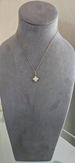 Load image into Gallery viewer, Reversible Clover Necklace 18K Gold Plated