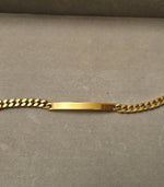 Load image into Gallery viewer, Single Plate Bracelet-18K Gold Plated