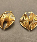 Load image into Gallery viewer, Matt Wow Earrings- Gold Plated