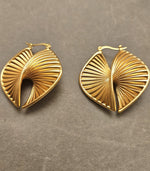 Load image into Gallery viewer, Matt Wow Earrings- Gold Plated