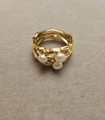 Load image into Gallery viewer, Pearl Ring-18K Gold Plated