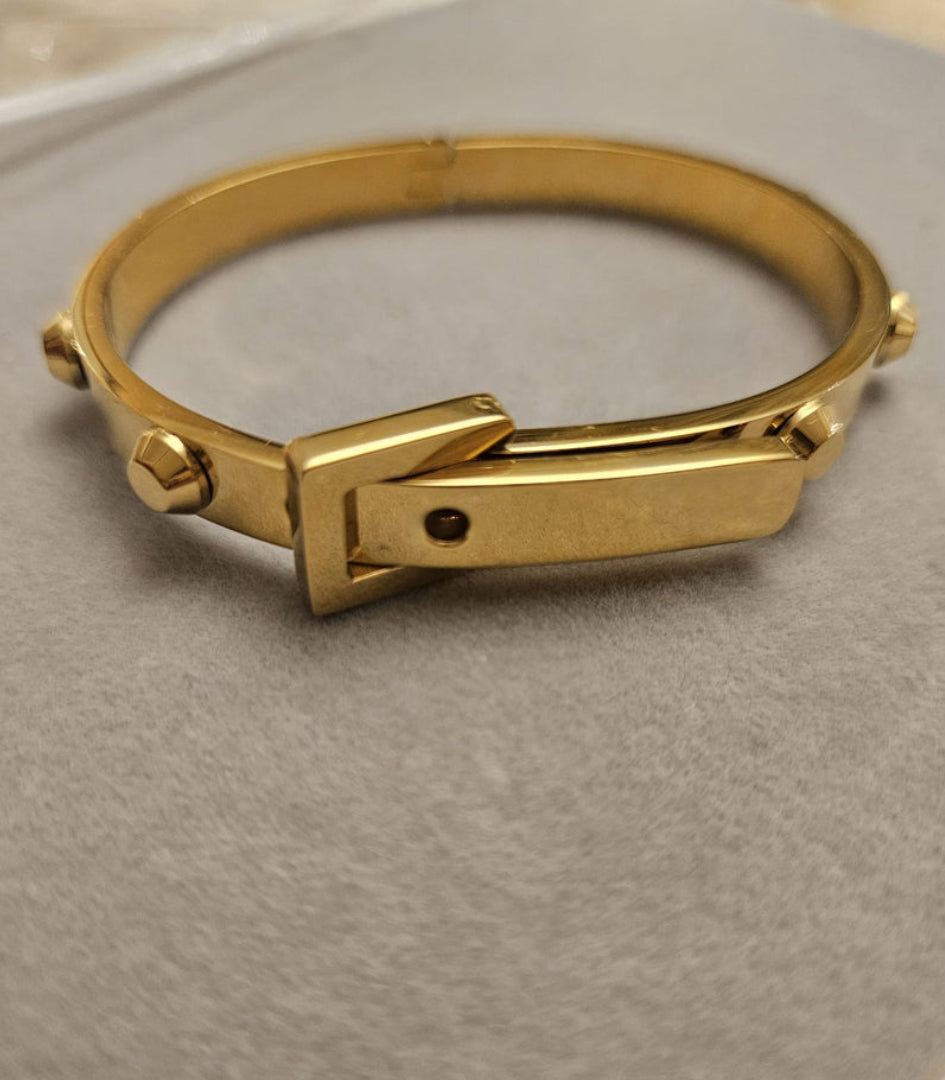 Belt Bracelet- 18K Gold Plated