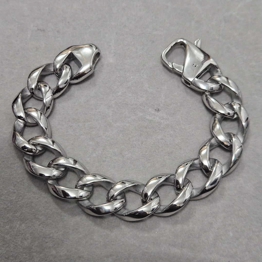 Link Bracelet for Men 8.5" Stainless Steel