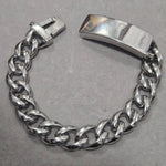 Load image into Gallery viewer, Chunky plate bracelet Stainless Steel
