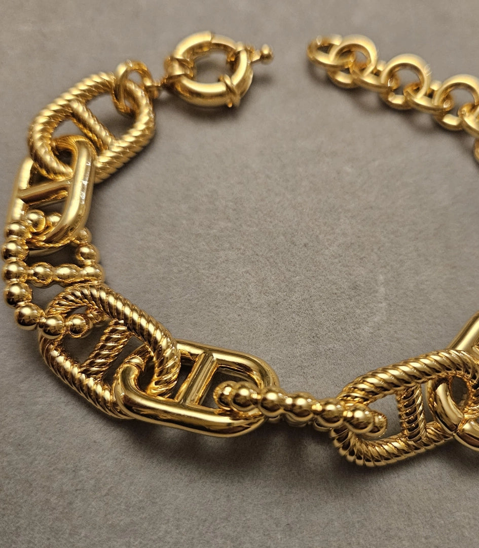 Chunky Bracelet- 18K Gold Plated