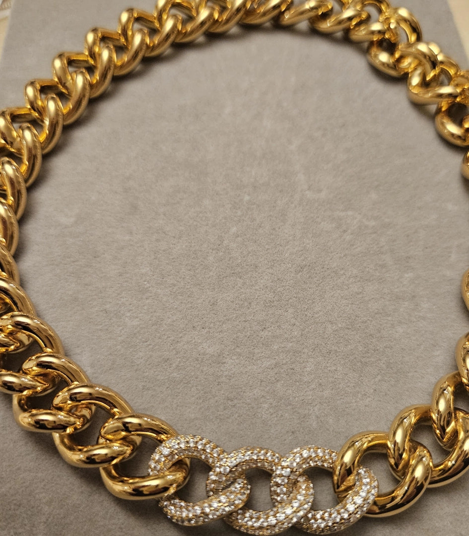 Dubai Choker Necklace- 18K Gold Plated