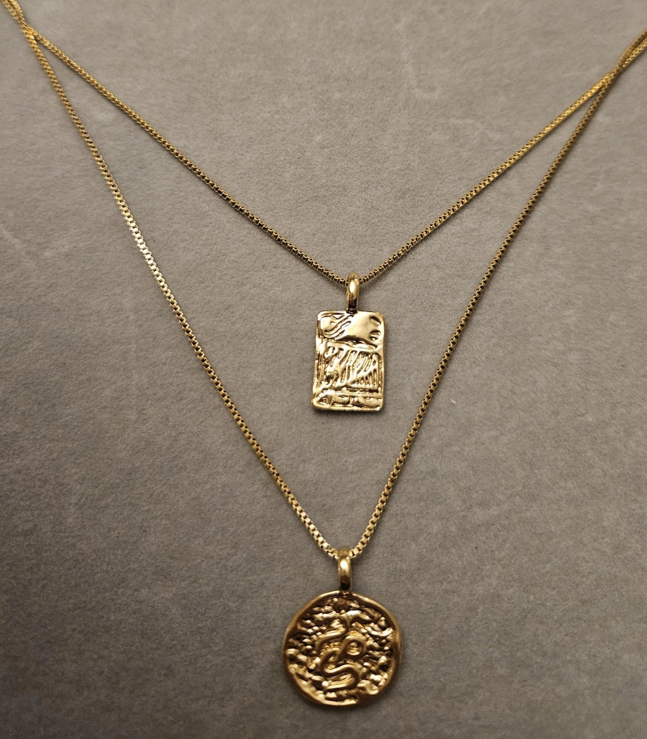 Layered Necklace- 18K Gold Plated